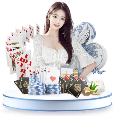 Hình ảnh casino trực tuyến với người chia bài và bàn Baccarat